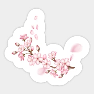 Cerisiers Flower Sticker